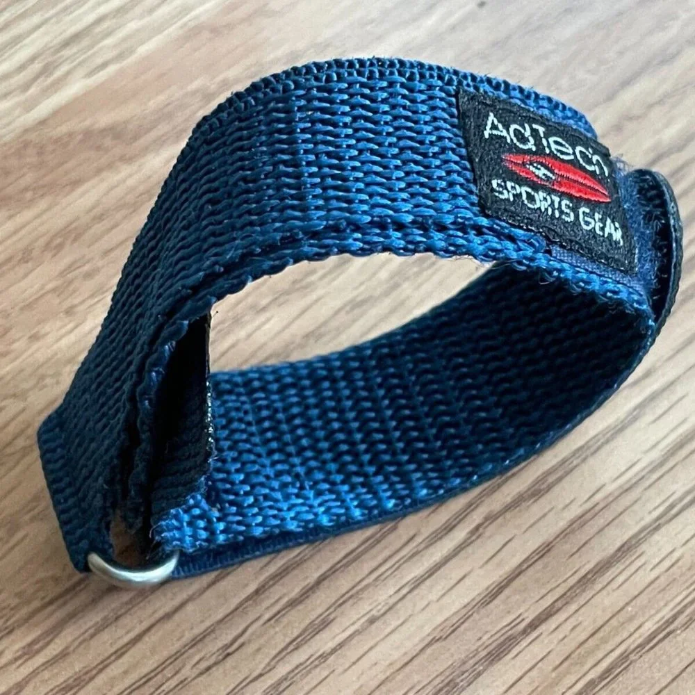 Unbranded Replacement Band Strap Nylon Blue Sport Adjustable Band Size 20-24mm